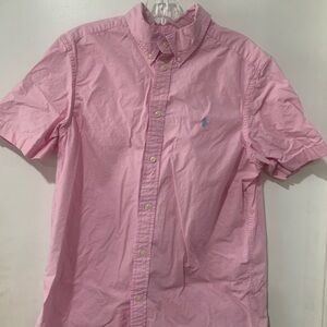 Ralph Lauren boys Pink Short Sleeve Shirt - XL 18/20
